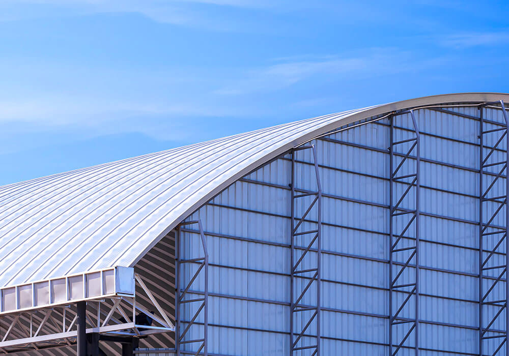 metal cladding, flashing, and roofing made by our commercial sheet metal fabrication in Rochester