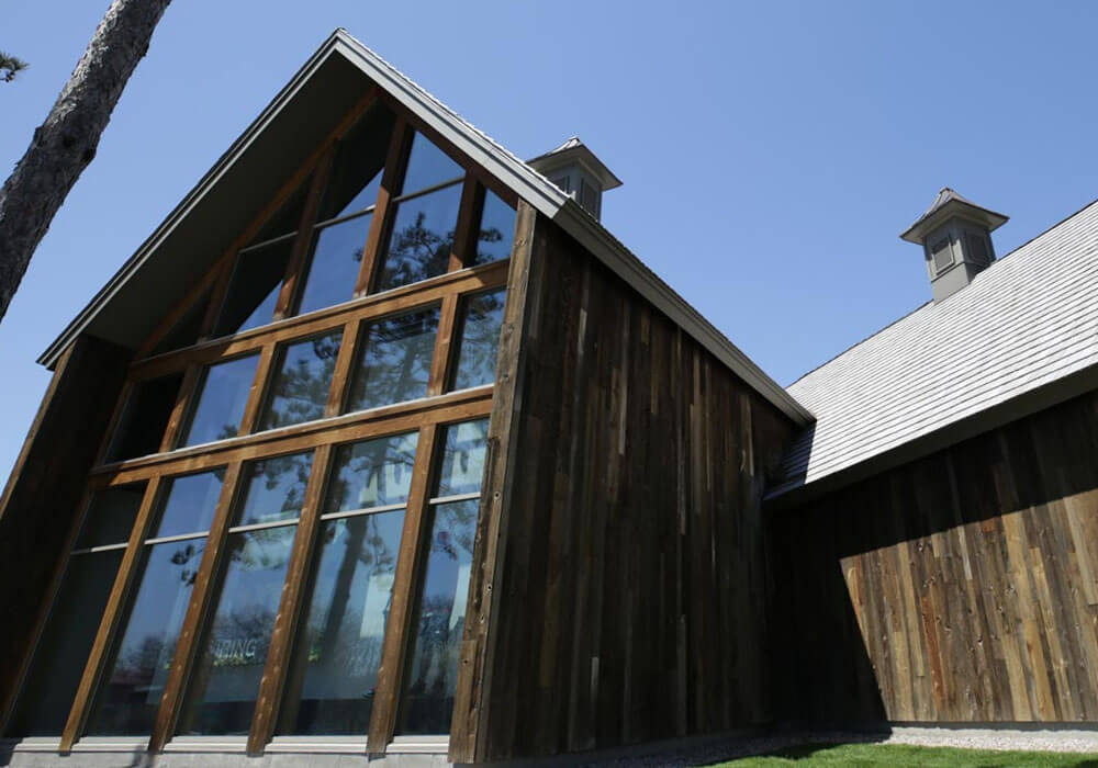 exterior of home completed by a wood restoration company in Rochester