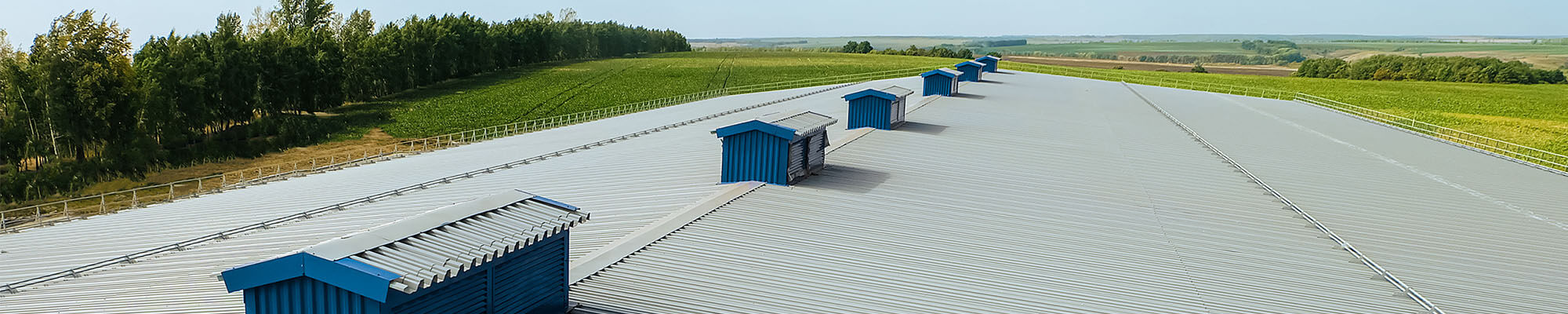 Large Commercial Metal Roof