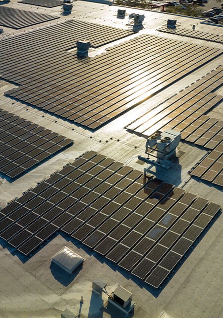 commercial solar panel installation in webster