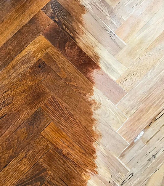 Commercial wood restoration